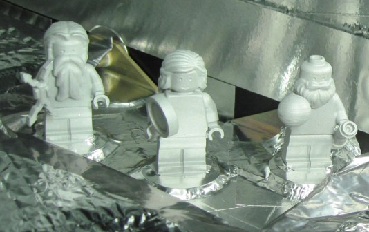 Lego Figurines en route to Jupiter