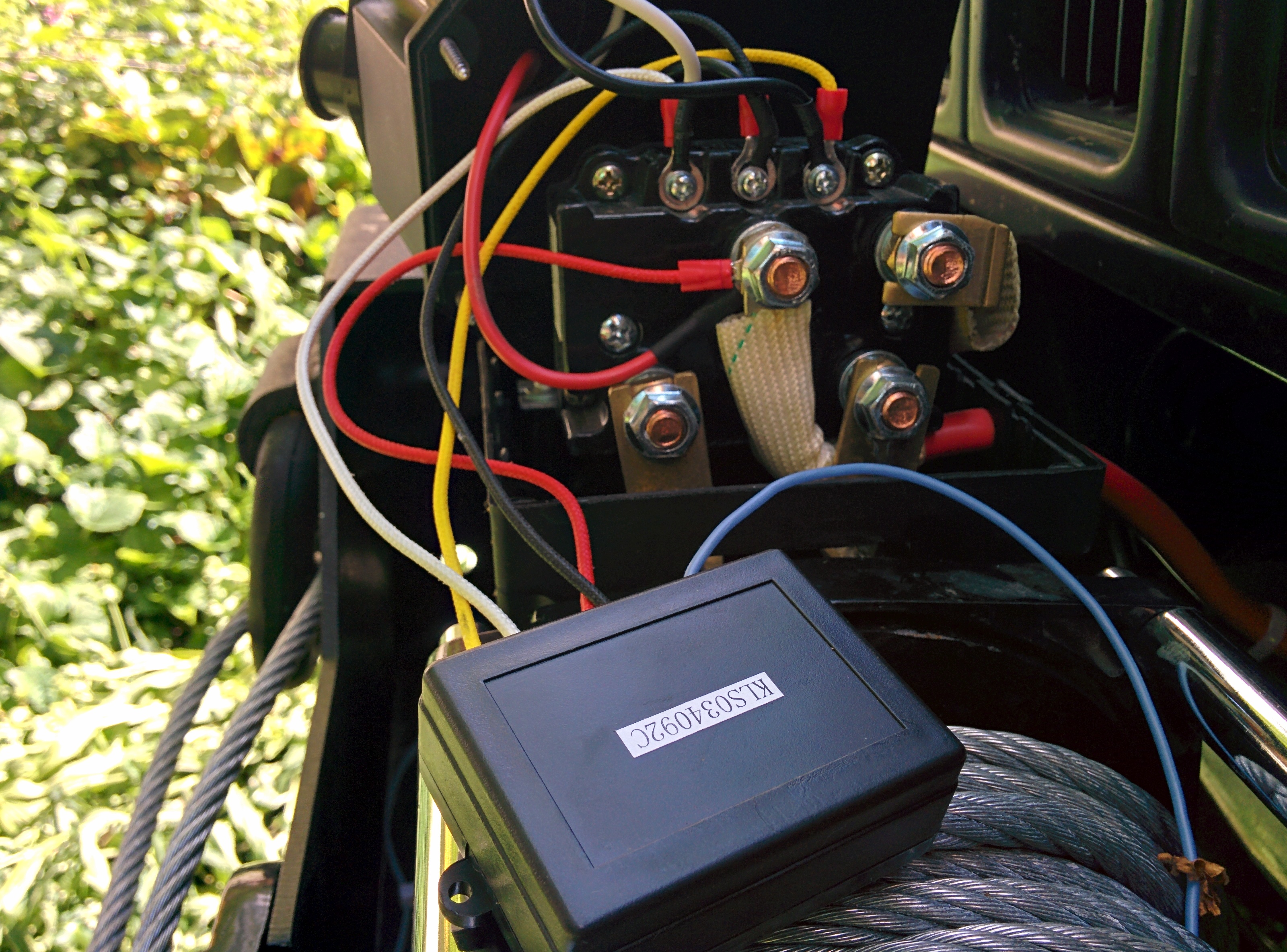 Wiring for wireless controller for Superwinch LP8500